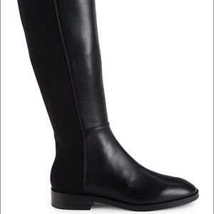 Stuart Weitzman black keelan leather knee high boots size 7-10